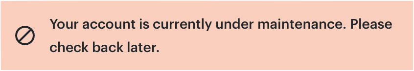 Mailchimp login error